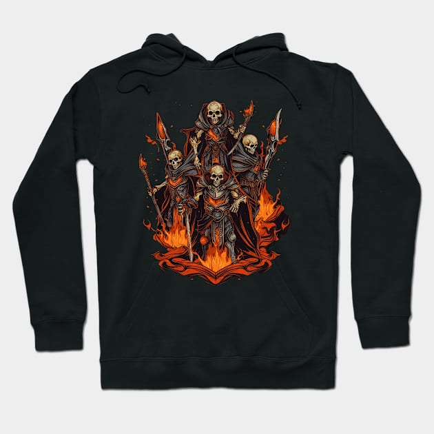 Skeleton Warriors Hoodie by Open World Games